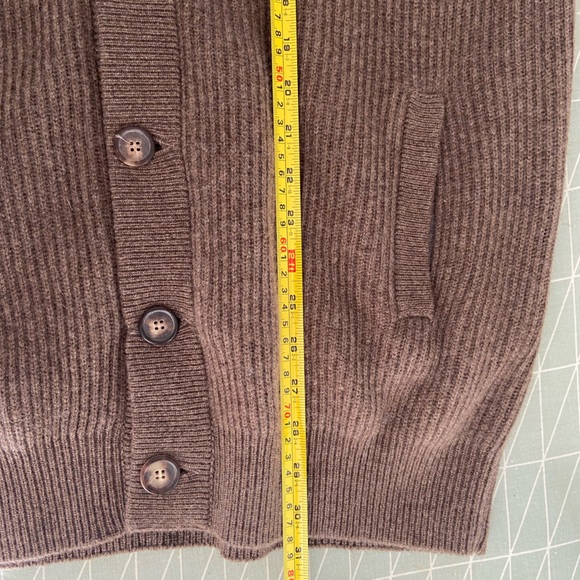 Brunello Cucinelli 100% Cashmere Rib Knit Button Front Cardigan Hoodie EUC - Picture 11 of 16